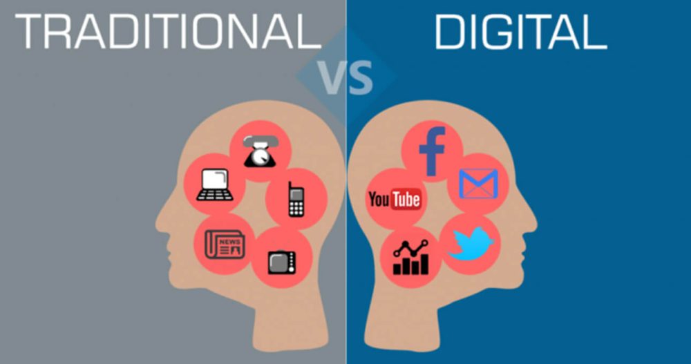 Traditional Marketing vs Digital Marketing 
